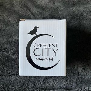 Fairyloot collectible ceramic pot Crescent City